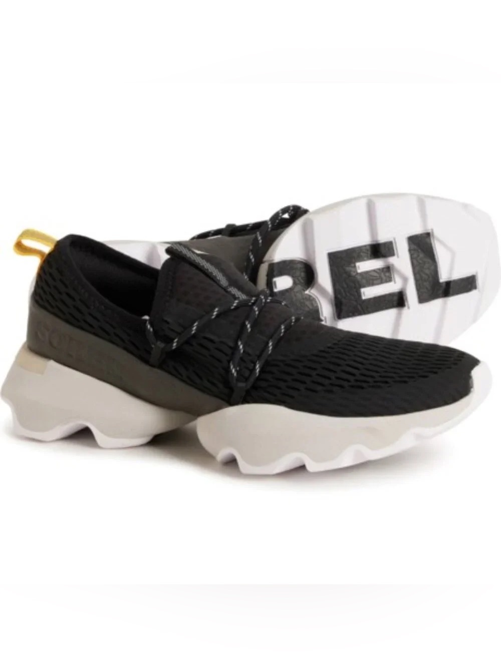Sorel Kinetic Impact Lace Sneakers - Women’s Size 7 / Black & White